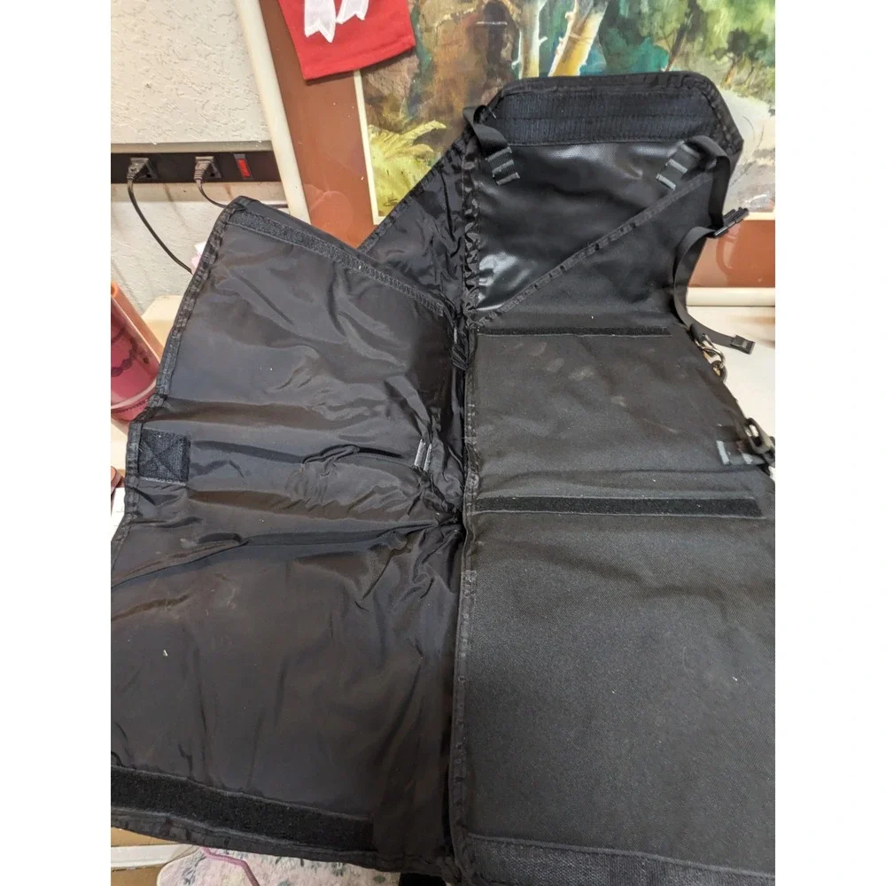 Fatsak Original Messenger‎ Bag Black 1000D Nylon Adjustable Laptop 17